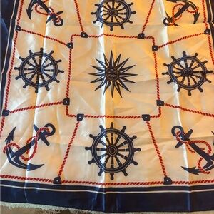Vtg ceggali nautical scarf 1960s